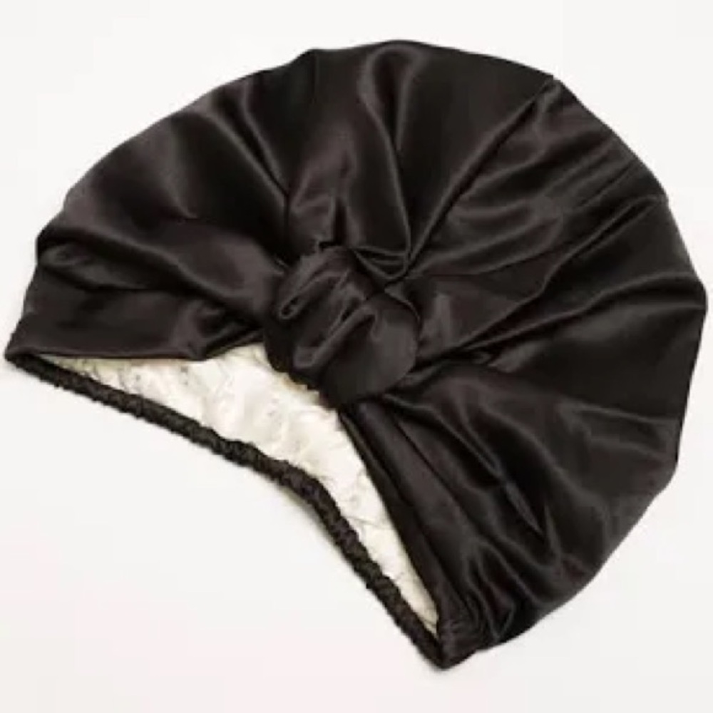Grace Eleyae All Silk Turban - Black
